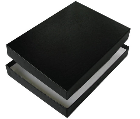 BLACK LEATHERETTE 8-1/2 x 12-1/2 x 1 Photo Print Boxes