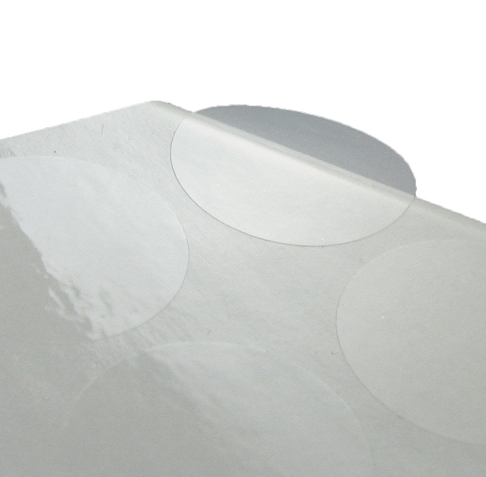 Clear round stickers (100/pack)